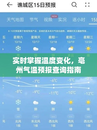 实时掌握温度变化，亳州气温预报查询指南