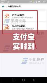 支付宝实时到账指南：了解各种到账方式及时间