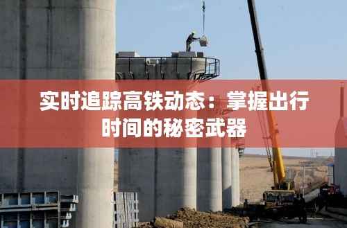 实时追踪高铁动态：掌握出行时间的秘密武器