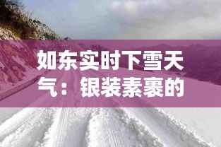 如东实时下雪天气：银装素裹的冬日画卷