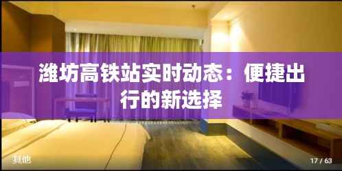 潍坊高铁站实时动态：便捷出行的新选择