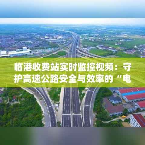 临港收费站实时监控视频：守护高速公路安全与效率的“电子卫士”