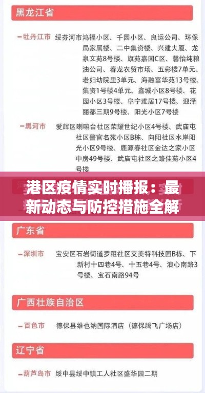 港区疫情实时播报：最新动态与防控措施全解析