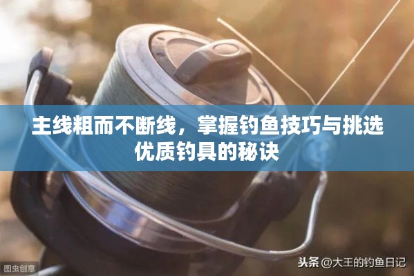 主线粗而不断线，掌握钓鱼技巧与挑选优质钓具的秘诀