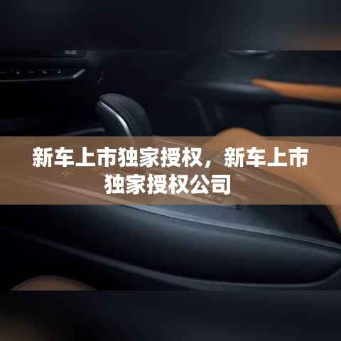 新车上市独家授权，新车上市独家授权公司 