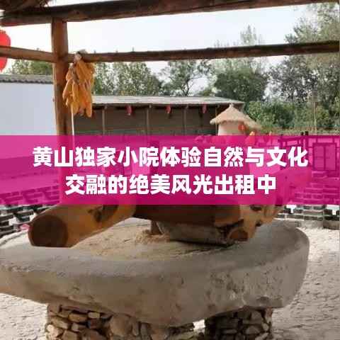 黄山独家小院体验自然与文化交融的绝美风光出租中