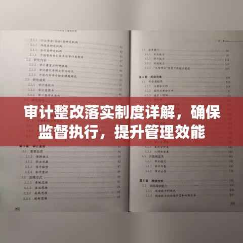 审计整改落实制度详解，确保监督执行，提升管理效能