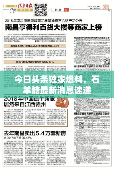 今日头条独家爆料，石羊塘最新消息速递