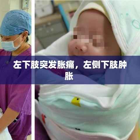 左下肢突发胀痛，左侧下肢肿胀 