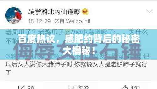 百度热议，感肥约背后的秘密大揭秘！