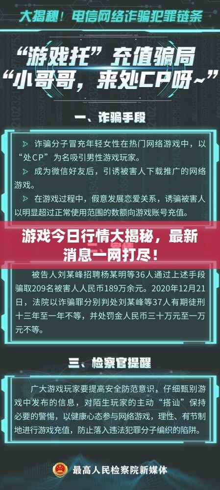 游戏今日行情大揭秘，最新消息一网打尽！