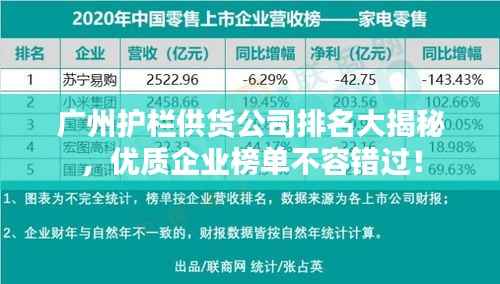 广州护栏供货公司排名大揭秘，优质企业榜单不容错过！