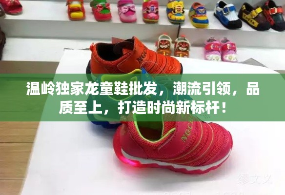 温岭独家龙童鞋批发，潮流引领，品质至上，打造时尚新标杆！