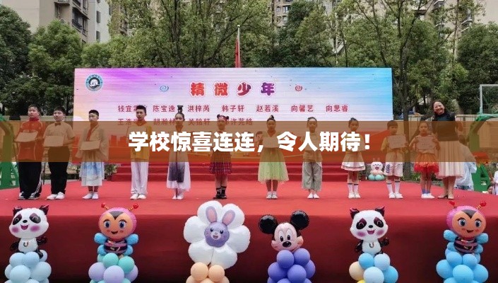 学校惊喜连连，令人期待！