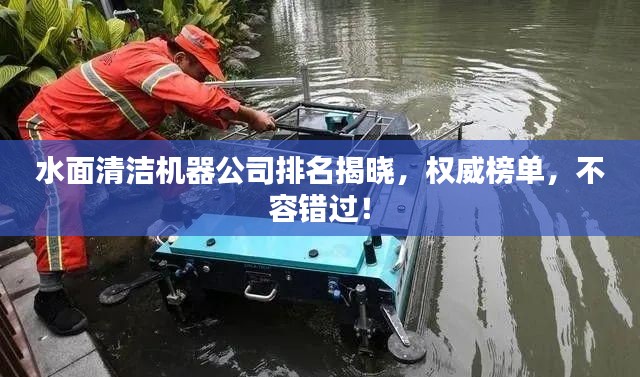 水面清洁机器公司排名揭晓，权威榜单，不容错过！
