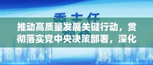 推动高质量发展关键行动，贯彻落实党中央决策部署，深化实践创新