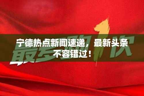 宁德热点新闻速递，最新头条不容错过！