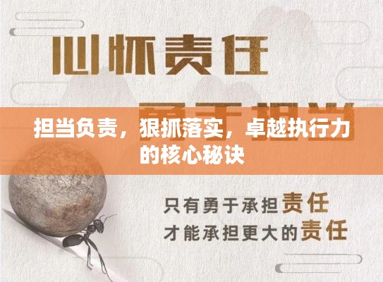 担当负责，狠抓落实，卓越执行力的核心秘诀