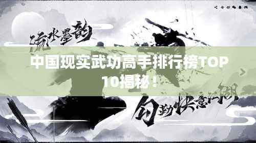 中国现实武功高手排行榜TOP10揭秘！