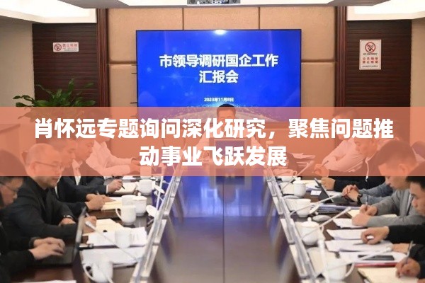 肖怀远专题询问深化研究，聚焦问题推动事业飞跃发展