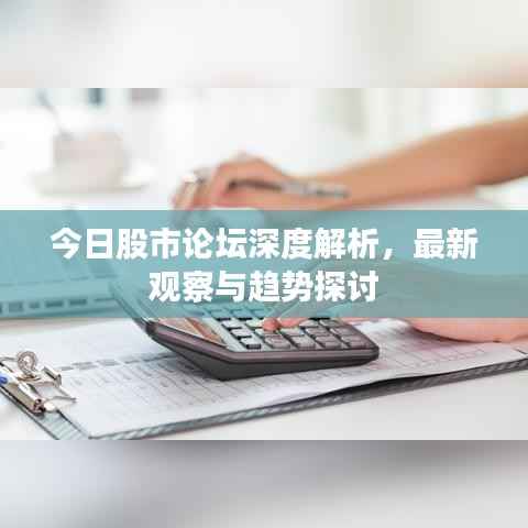 今日股市论坛深度解析，最新观察与趋势探讨
