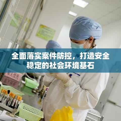 全面落实案件防控，打造安全稳定的社会环境基石